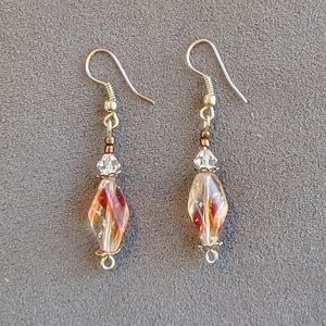 Glow In The Dark Bead Earrings